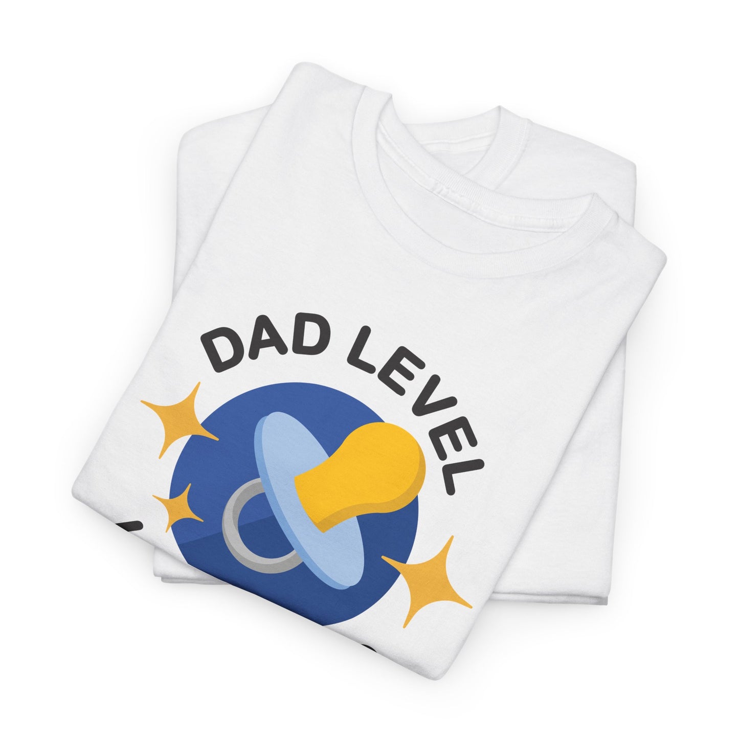 Maternity Dad Level Unlocked Heavy Cotton T-Shirt Gildan Tee