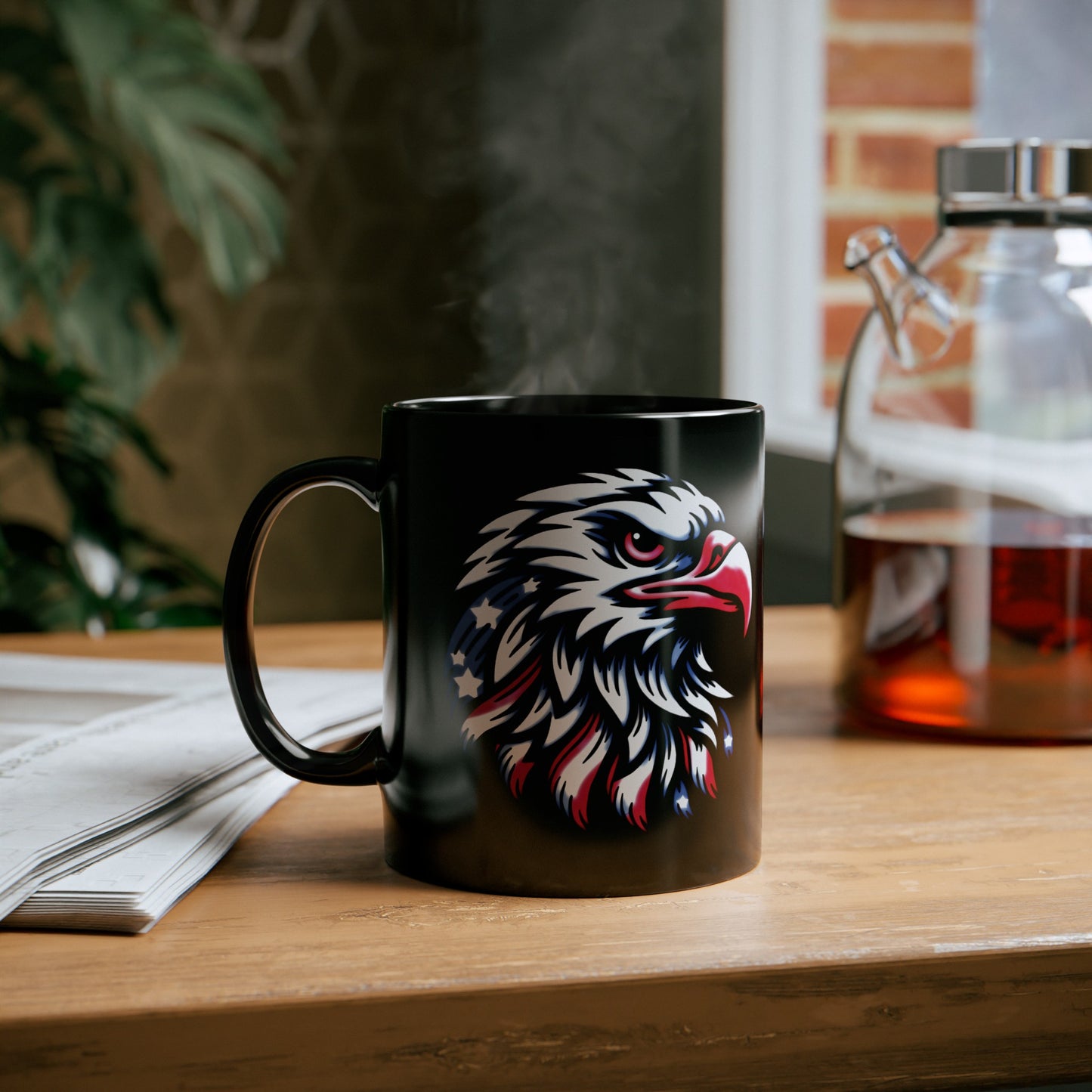 USA Flag Eagle Coffee Mug