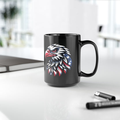 USA Flag Eagle Coffee Mug